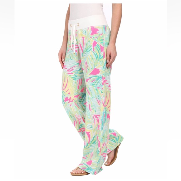 Lilly Pulitzer Beach Pants Tropical Storm XS - Picture 4 of 9